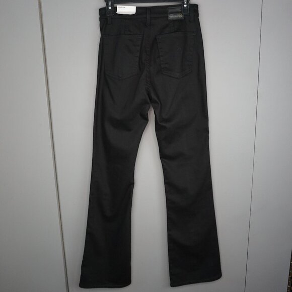 New AG Anisten High Rise Boot Cut Jeans in Black Mureau size 27 - Picture 4 of 16
